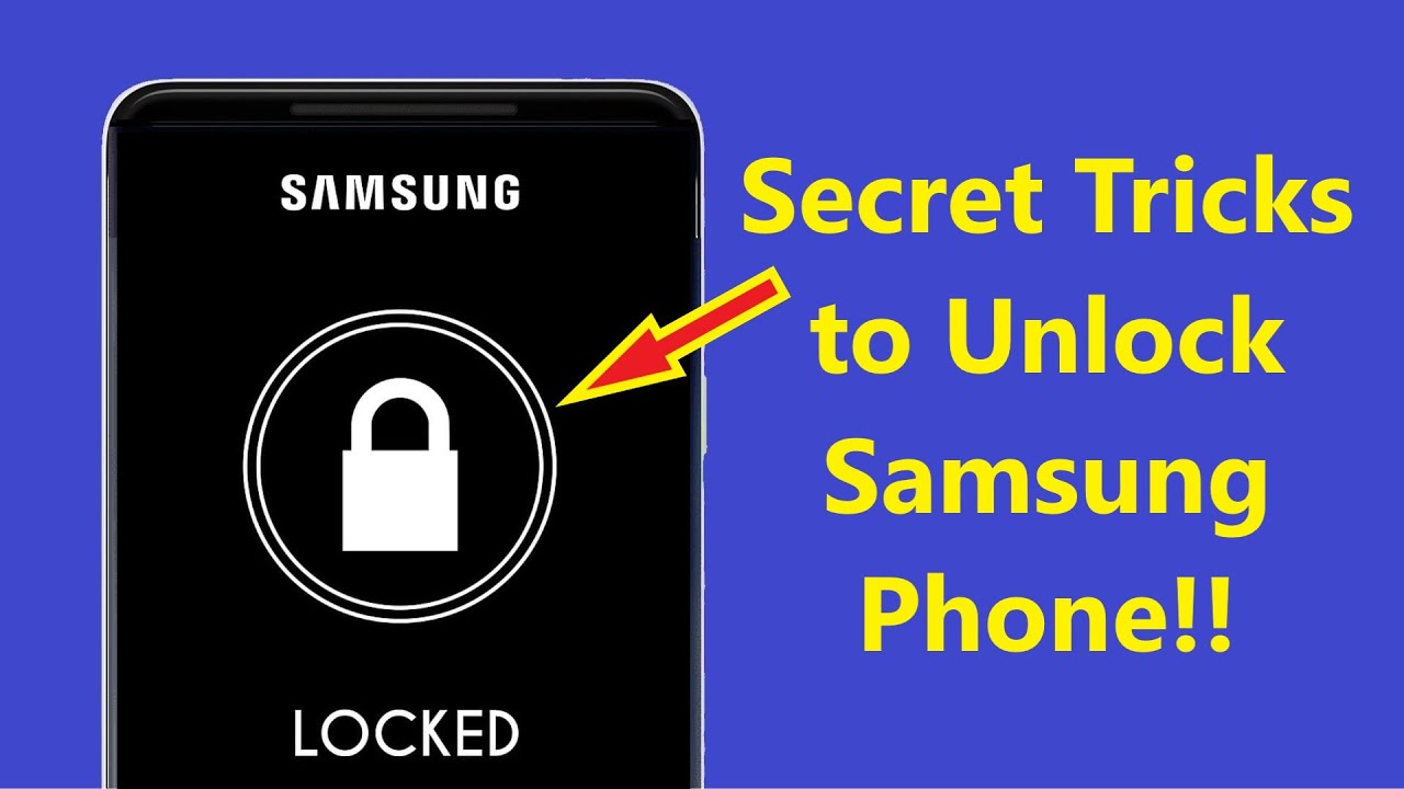 How to Unlock Samsung Phone Forgot Password